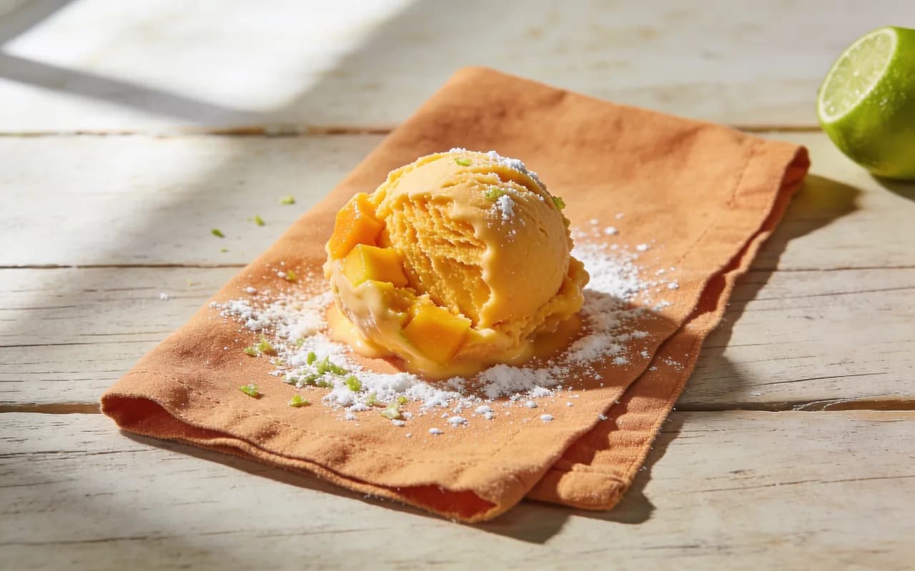 Mango Lime Sorbet