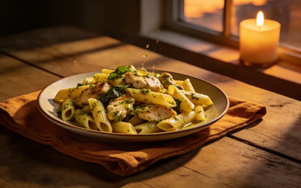 Chicken Pesto Penne