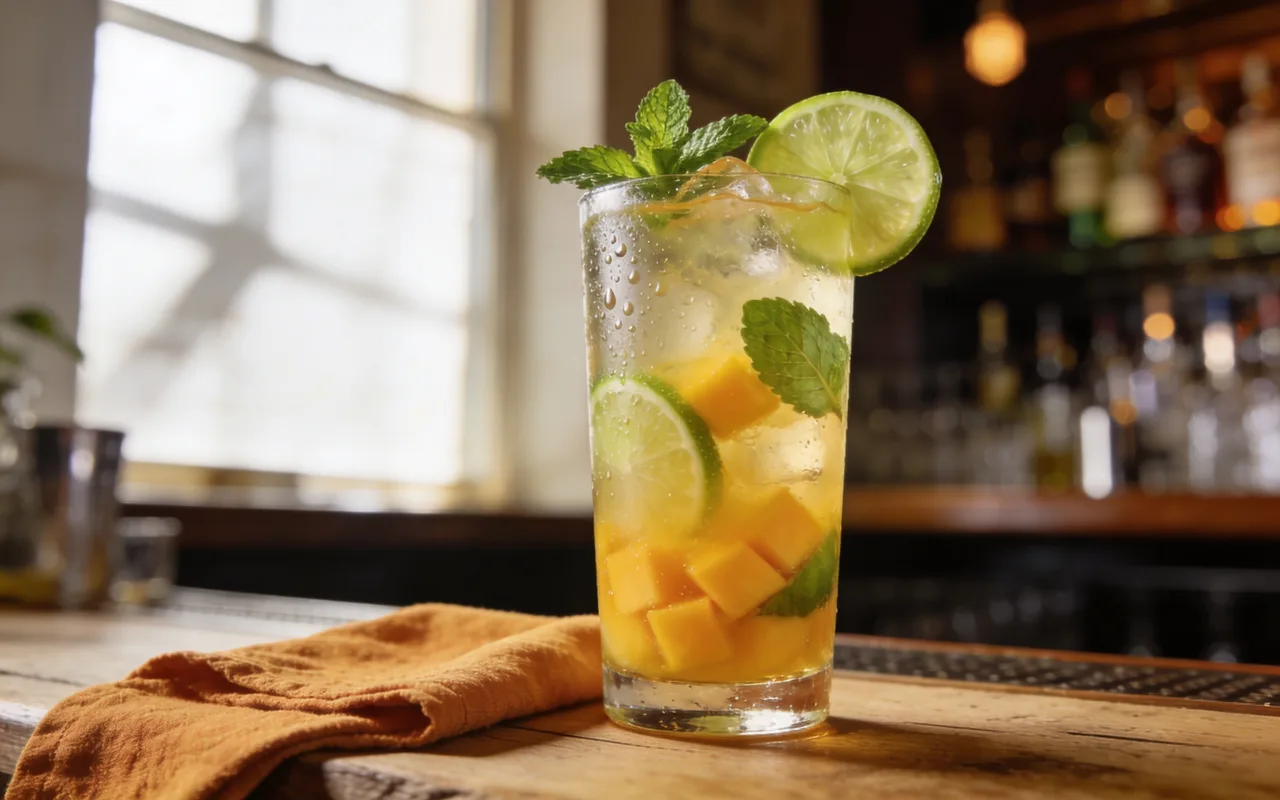 Icy Mango Lime Mint Refresher